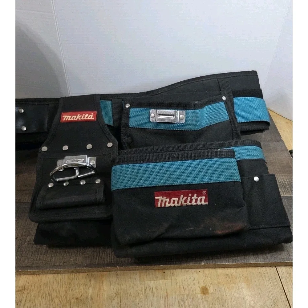 Makita Heavy Duty Tool Belt With Back Supporting Belt Good Working Condition